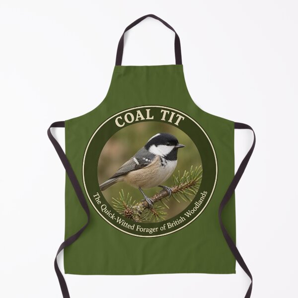 Item preview, COAL TIT – The Quick‑Witted Forager of British Woodlands designed and sold by The Digital Compass.