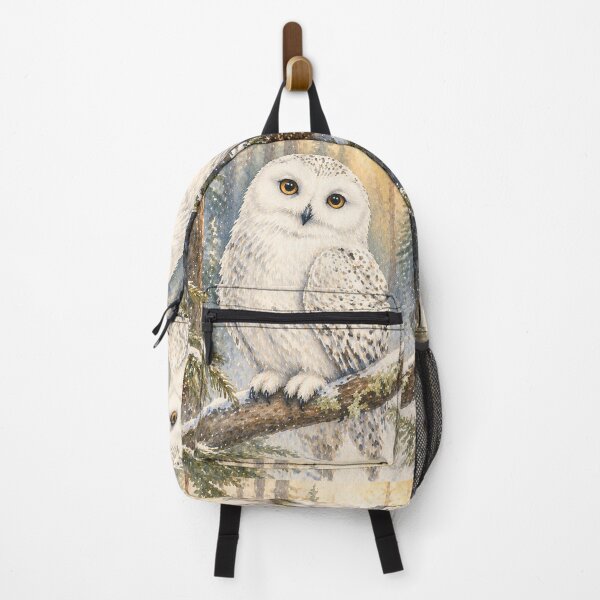 Item preview, Snowy Owl Winter Watercolour Art designed and sold by inspired-works.