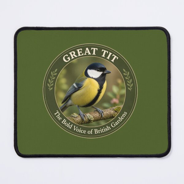 Item preview, GREAT TIT – The Bold Voice of British Gardens designed and sold by The Digital Compass.