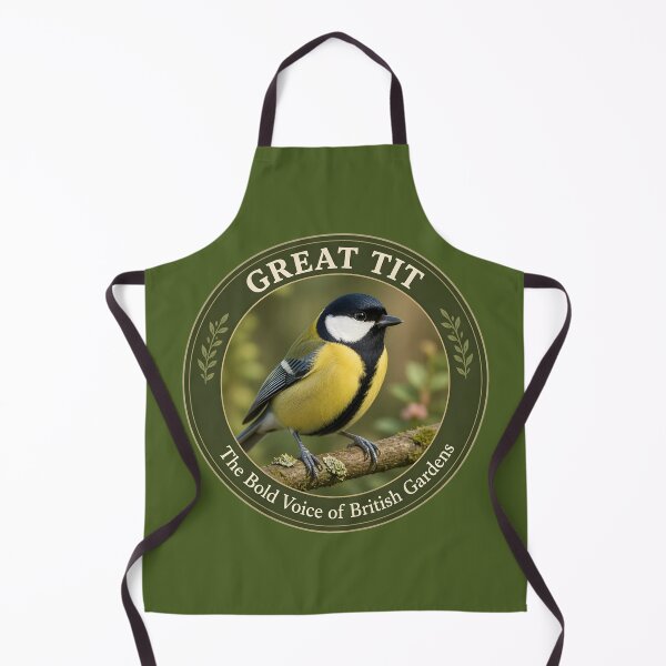 Item preview, GREAT TIT – The Bold Voice of British Gardens designed and sold by The Digital Compass.
