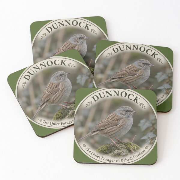 Item preview, DUNNOCK   – The Quiet Forager of British Gardens designed and sold by The Digital Compass.