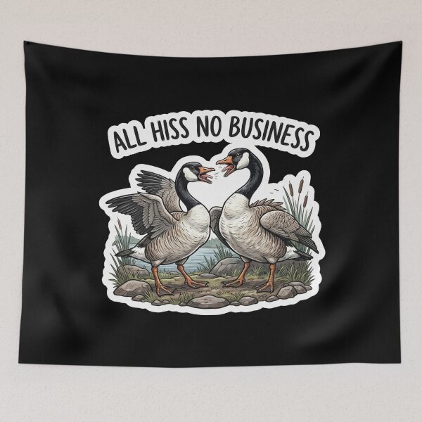 Item preview, Funny Canada Geese All Hiss No Business designed and sold by Owcomm.
