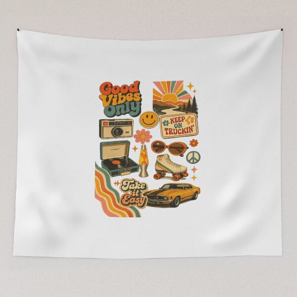 Item preview, Retro 70s Groovy Vintage Aesthetic Graphic T-Shirt designed and sold by jerlinabechiv.