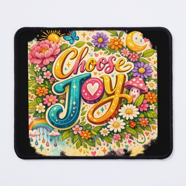 Item preview, Choose Joy – Blooming Positivity Typography designed and sold by Funky Fable studio.