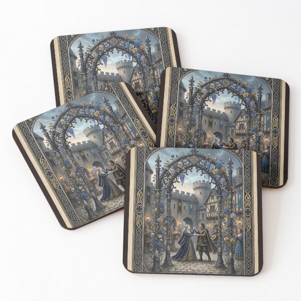 Item preview, Four of Rods- tarot card designed and sold by Studio77-Gothic.