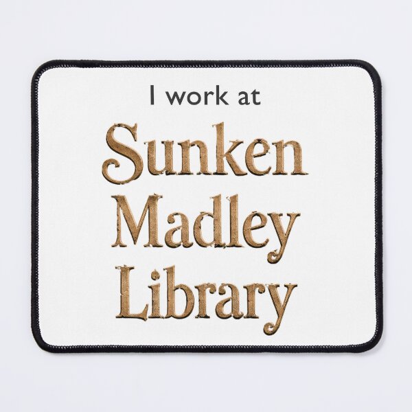 Item preview, Sunken Madley Library, Dark Text designed and sold by Amanda-Cadabra.