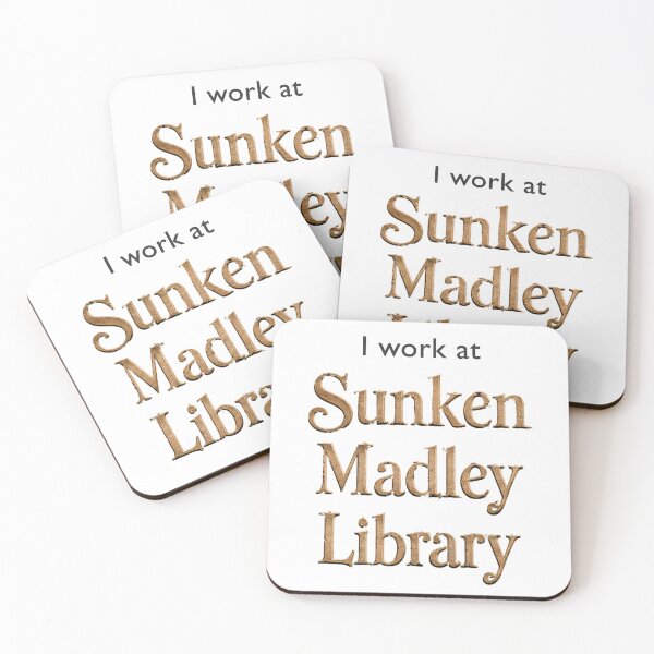 Item preview, Sunken Madley Library, Dark Text designed and sold by Amanda-Cadabra.