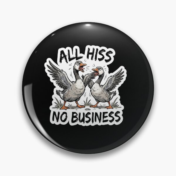 Item preview, All Hiss No Business Angry Geese designed and sold by Owcomm.