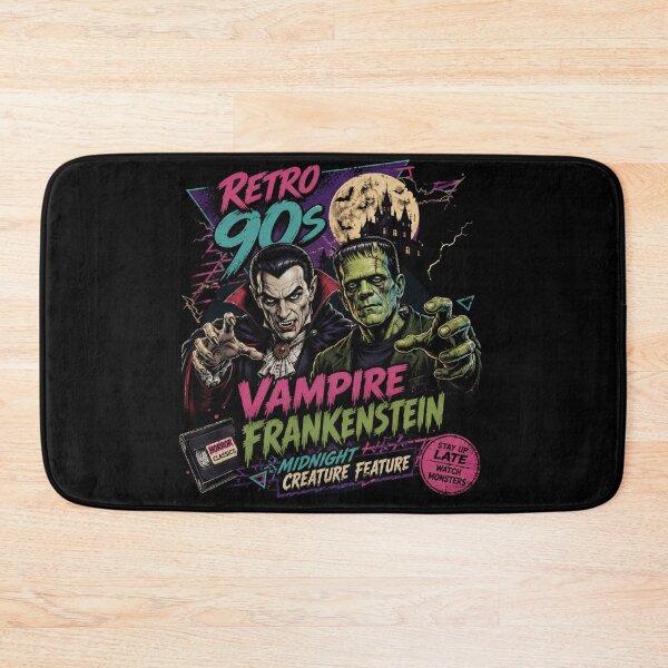 Item preview, Retro 90s Vampire Midnight Creature Feature Design – Vintage Horror T-Shirt designed and sold by Artimax-Studio.