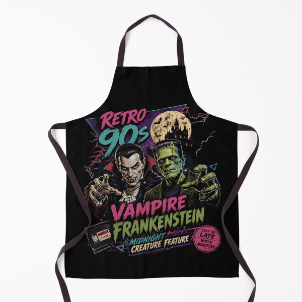 Item preview, Retro 90s Vampire Midnight Creature Feature Design – Vintage Horror T-Shirt designed and sold by Artimax-Studio.