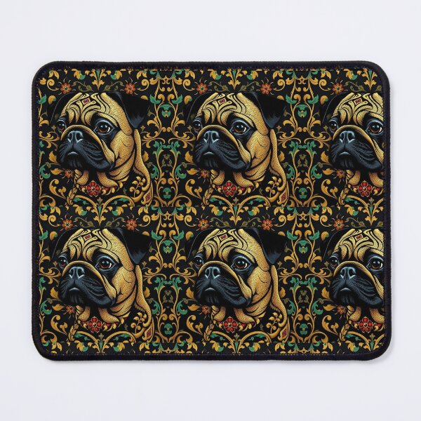 Item preview, Art nouveau pug designed and sold by netz28.