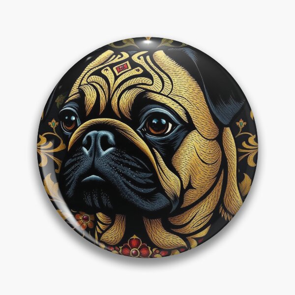 Item preview, Art nouveau pug  designed and sold by netz28.