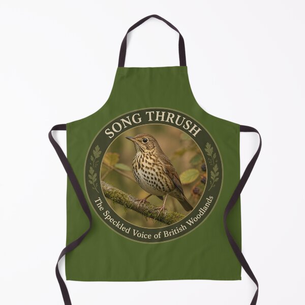 Item preview, SONG THRUSH – The Speckled Voice of British Woodlands designed and sold by The Digital Compass.