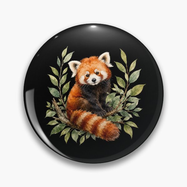 Item preview, Minimal Red Panda Watercolor designed and sold by ColorSplash123.