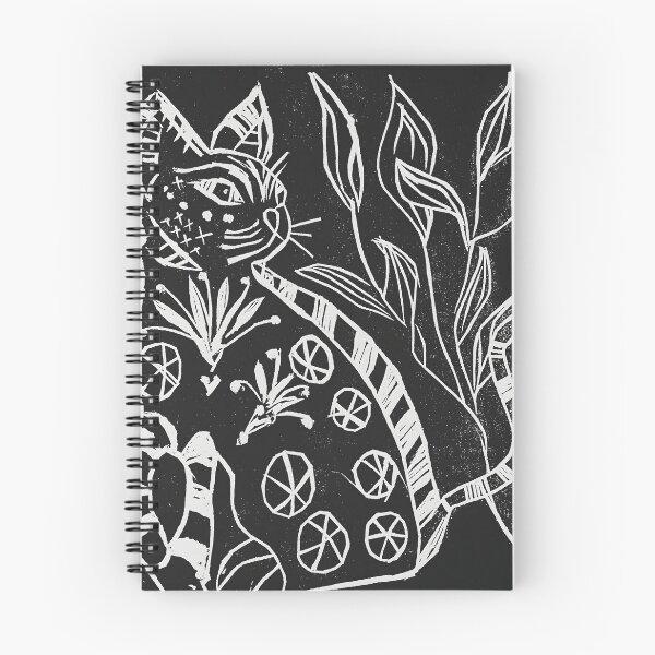 Item preview, Black Cat - Hand Printed MDF Art Abstract  designed and sold by ShonaCallumArt.