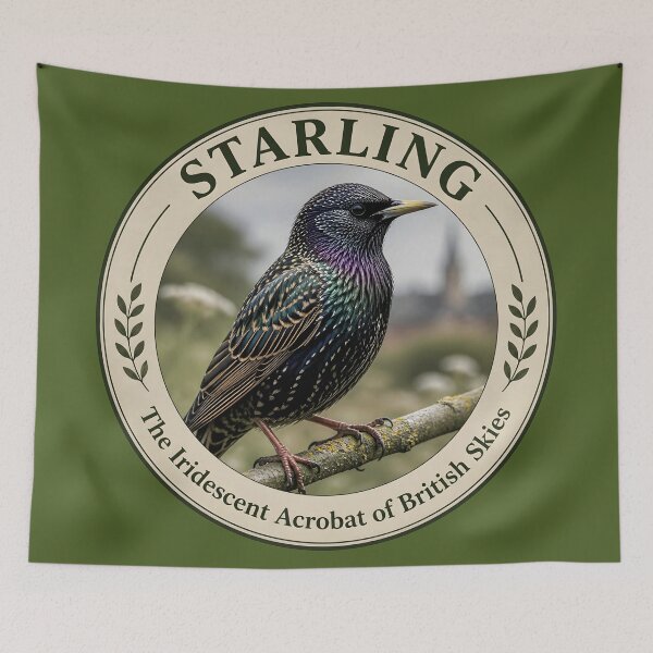Item preview, STARLING   – The Iridescent Acrobat of British Skies designed and sold by The Digital Compass.