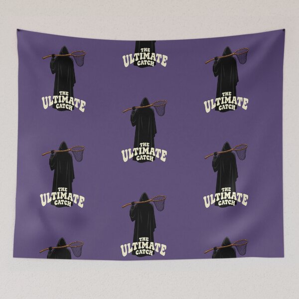 Item preview, The Ultimate Catch Grim Reaper Funny Halloween Shirt designed and sold by Raw Tigers.