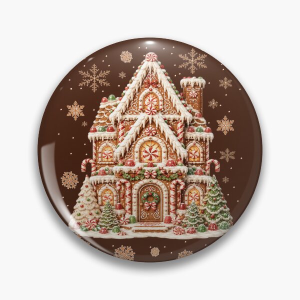 Item preview, Vintage Christmas Gingerbread House Watercolor Aesthetic designed and sold by Cute & Sassy Custom Gifting Boutiques.
