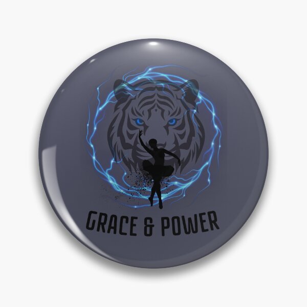 Item preview, Grace and Power Ballet Dancer and White Tiger Magic Neon Graphic designed and sold by AhmadAnnaPrints.