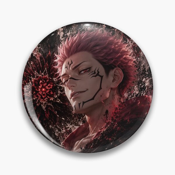Item preview, Yuji Itadori | Crimson Cursed Warrior Dark Anime Inspired Fantasy Art Print designed and sold by Dyan4.