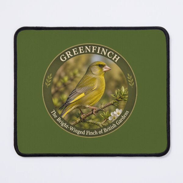Item preview, GREENFINCH – The Bright‑Winged Finch of British Gardens designed and sold by The Digital Compass.