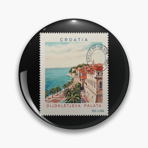 Item preview, Split Croatia Diocletian Palace Riva Waterfront Stamp designed and sold by stickercuffs.