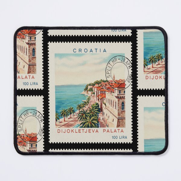 Item preview, Split Croatia Diocletian Palace Riva Waterfront Stamp designed and sold by stickercuffs.