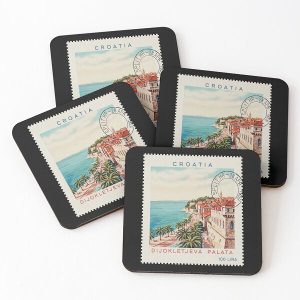 Item preview, Split Croatia Diocletian Palace Riva Waterfront Stamp designed and sold by stickercuffs.