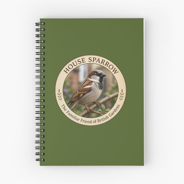 Item preview, HOUSE SPARROW  – The Familiar Friend of Every Garden designed and sold by The Digital Compass.