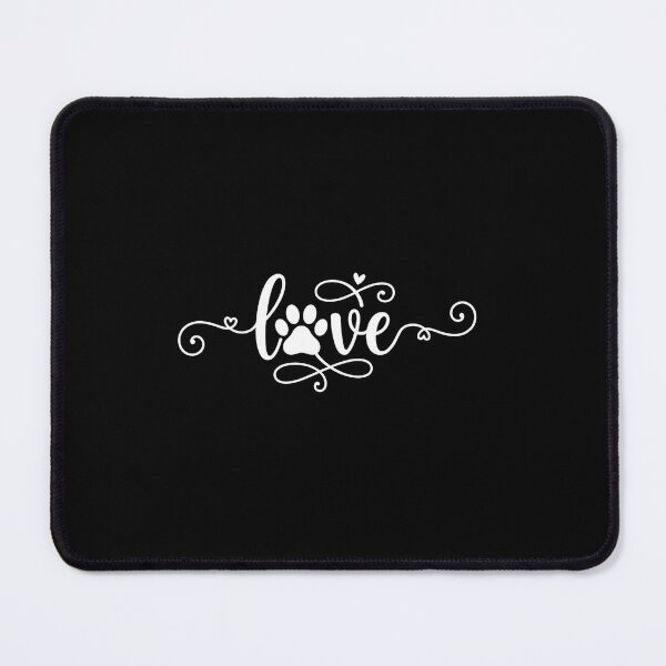 Item preview, Love Paw Elegant Script Swirl Design designed and sold by SiarheiYur.