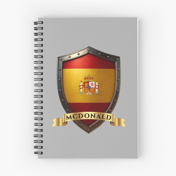 Item preview, McDonald Spanish Heritage Crest Shield designed and sold by Highlandkings.