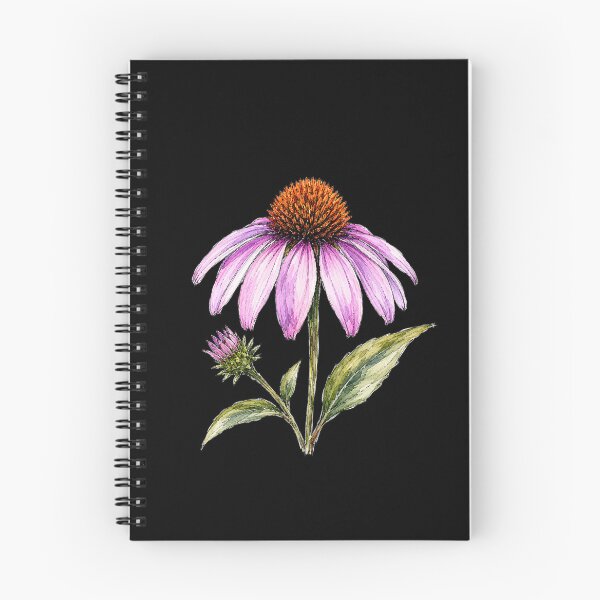 Item preview, Minimal Coneflower Botanical Watercolor designed and sold by ColorSplash123.
