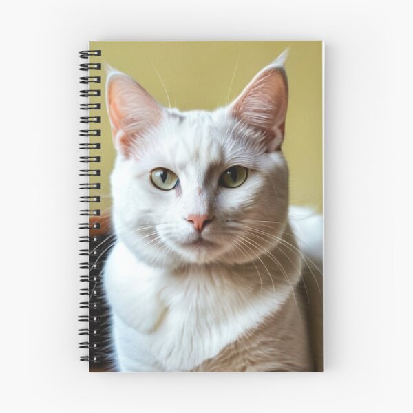 Item preview, Animals - White Cat with Green Eyes, Serene and Majestic Portrait designed and sold by World-Pets.