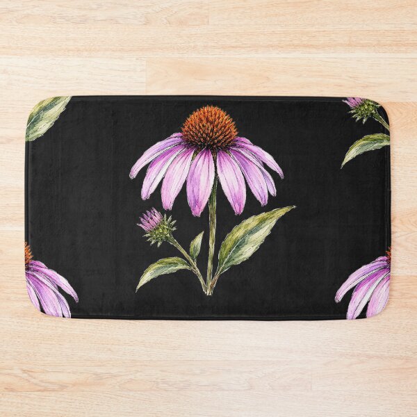 Item preview, Minimal Coneflower Botanical Watercolor designed and sold by ColorSplash123.