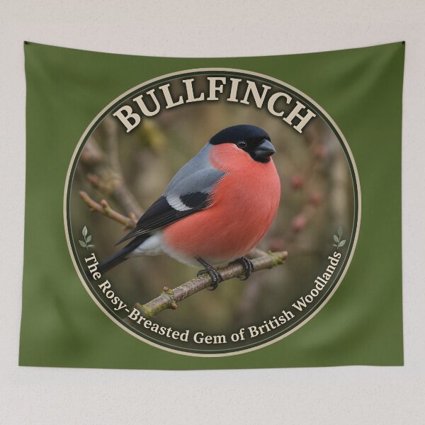 Item preview, BULLFINCH    – The Rosy‑Breasted Gem of British Woodlands designed and sold by The Digital Compass.