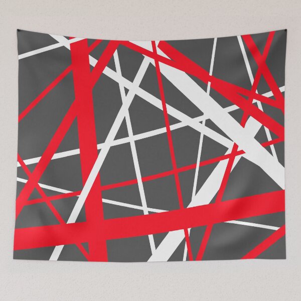Item preview, Diagonal Dynamics Red and White (On Grey) designed and sold by taiche.