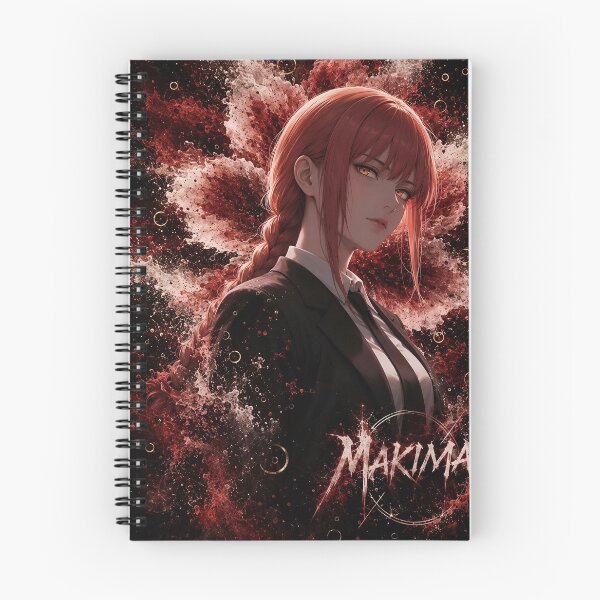 Item preview, Makima | Crimson Aura Anime Inspired Woman Dark Fantasy Portrait designed and sold by Dyan4.