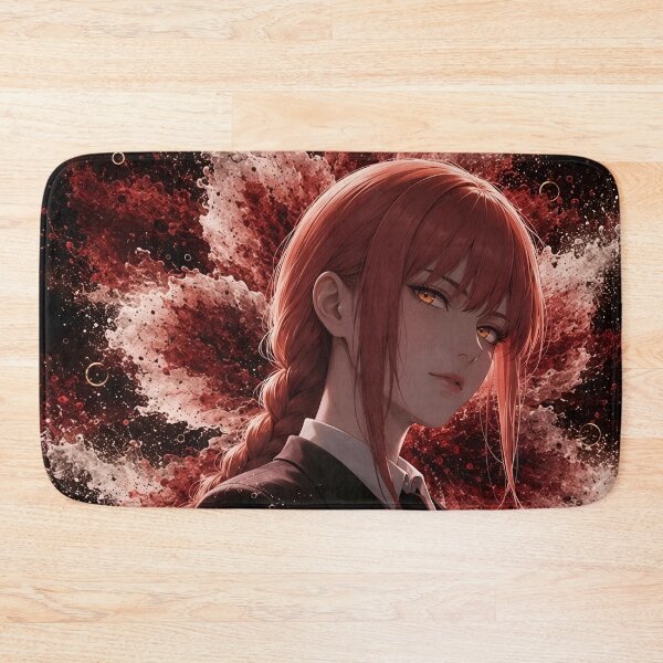 Item preview, Makima | Crimson Aura Anime Inspired Woman Dark Fantasy Portrait designed and sold by Dyan4.