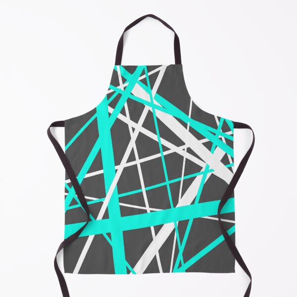Item preview, Diagonal Dynamics Aqua-Blue and White (On Grey) designed and sold by taiche.