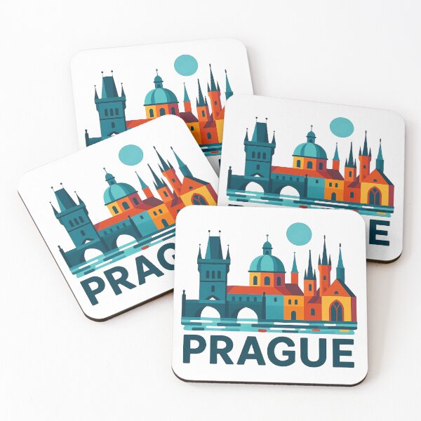 Item preview, Prague Czech Republic Travel Souvenir - Charles Bridge & Gothic Towers Art designed and sold by OzzFrequency.