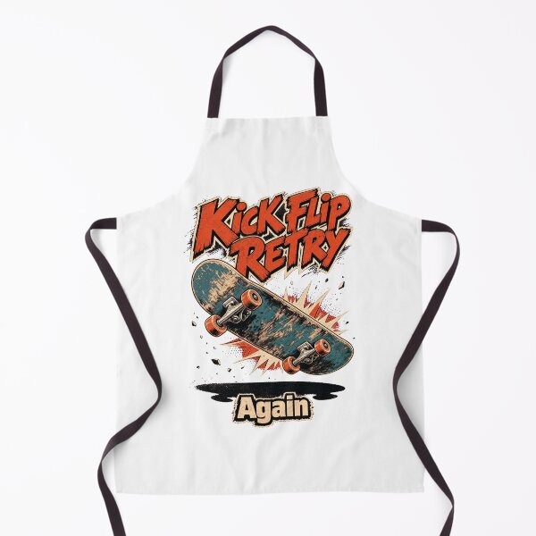 Item preview, Kickflip Retry Again Skater Saying designed and sold by pirminio.