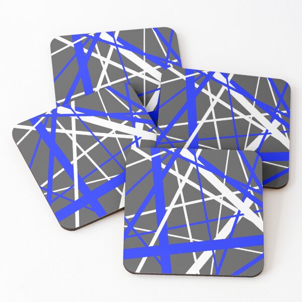Item preview, Diagonal Dynamics Blue and White (On Grey) designed and sold by taiche.