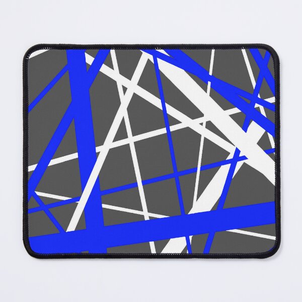 Item preview, Diagonal Dynamics Blue and White (On Grey) designed and sold by taiche.