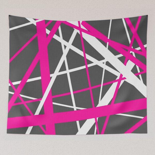 Item preview, Diagonal Dynamics Red-Pink and White (On Grey) designed and sold by taiche.