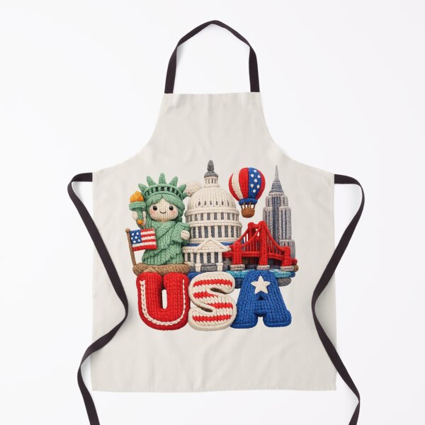 Item preview, Cute Knitted USA Landmark | Handmade Yarn Knit Travel Souvenir designed and sold by Moons Studio.