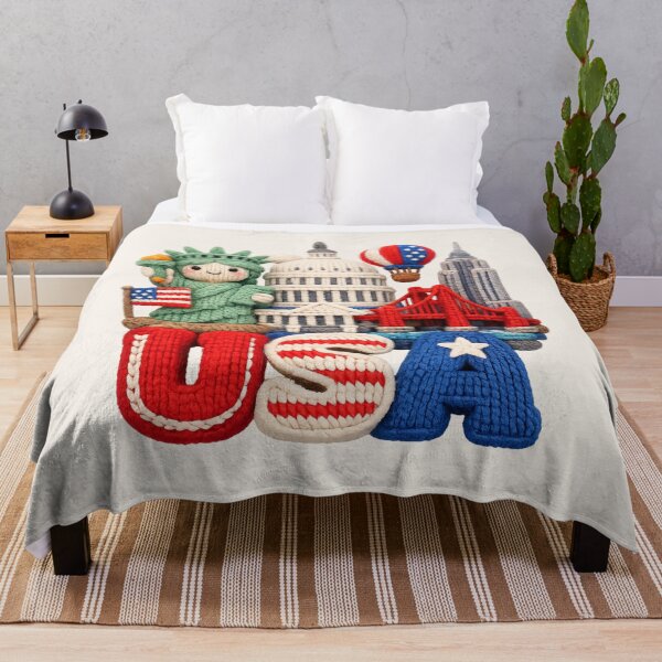 Item preview, Cute Knitted USA Landmark | Handmade Yarn Knit Travel Souvenir designed and sold by Moons Studio.