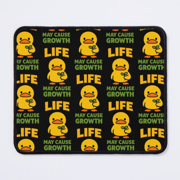 Item preview, Life May Cause Growth Funny Duck Positive Motivational Quote designed and sold by TeeTimeTreasure.