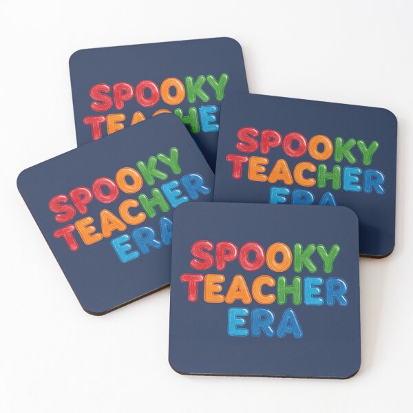 Item preview, Spooky Teacher Era Cute Halloween Teacher Bubble Letter Shirt designed and sold by Raw Tigers.