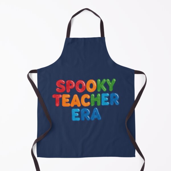 Item preview, Spooky Teacher Era Cute Halloween Teacher Bubble Letter Shirt designed and sold by Raw Tigers.
