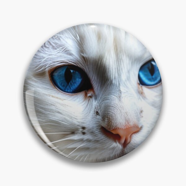 Item preview, Animals - White Persian Cat, Hypnotic Sapphire Gaze designed and sold by World-Pets.